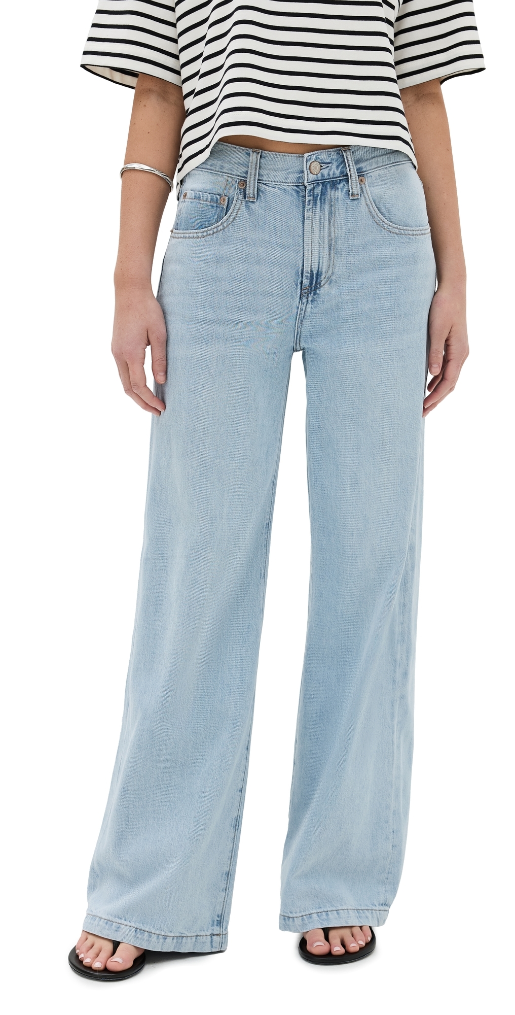 Jadyn Low Slung Palazzo Jeans Chateau