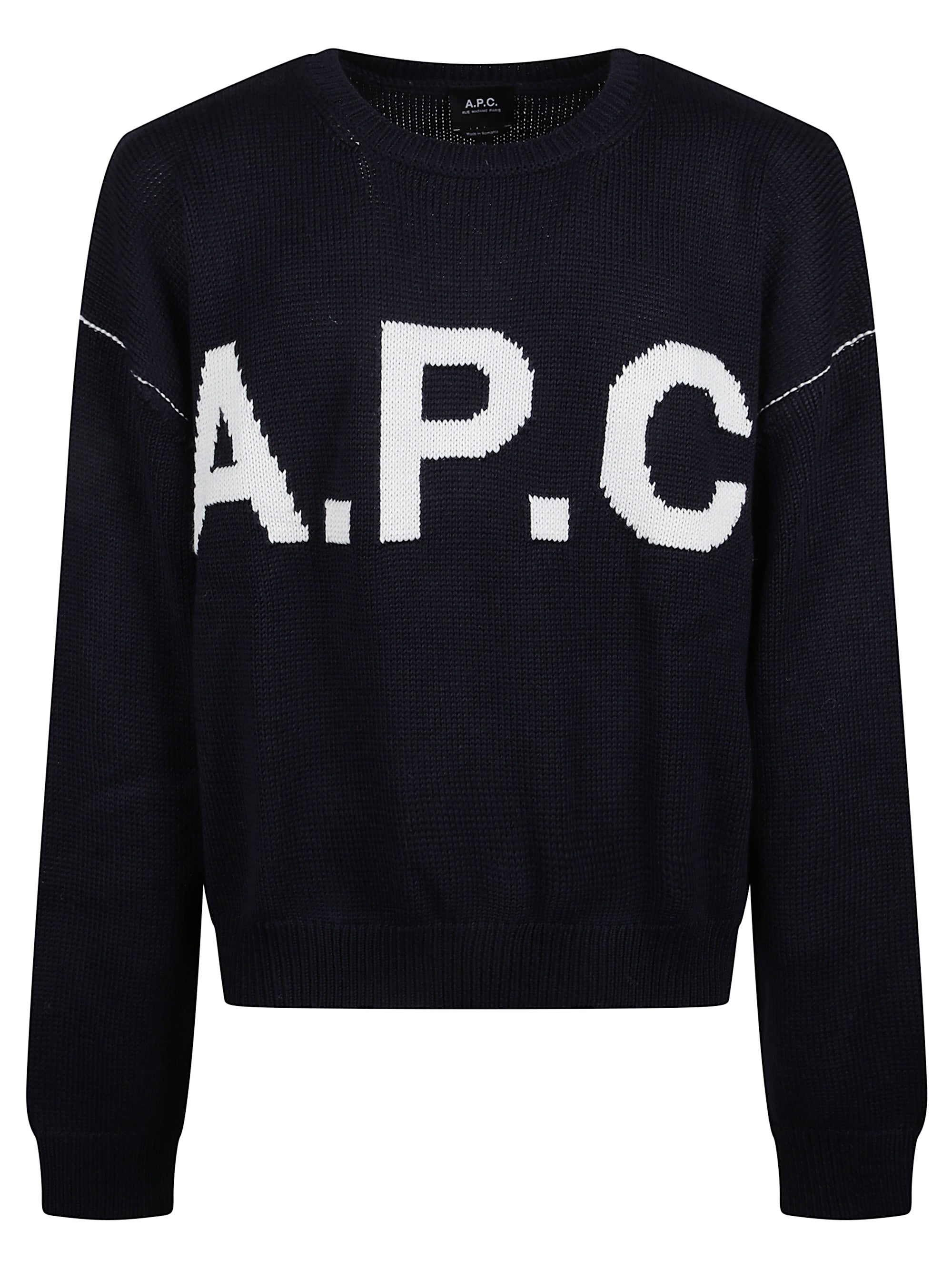A. p.c. Logo Sweatshirt with Ribbed Trims - Men's