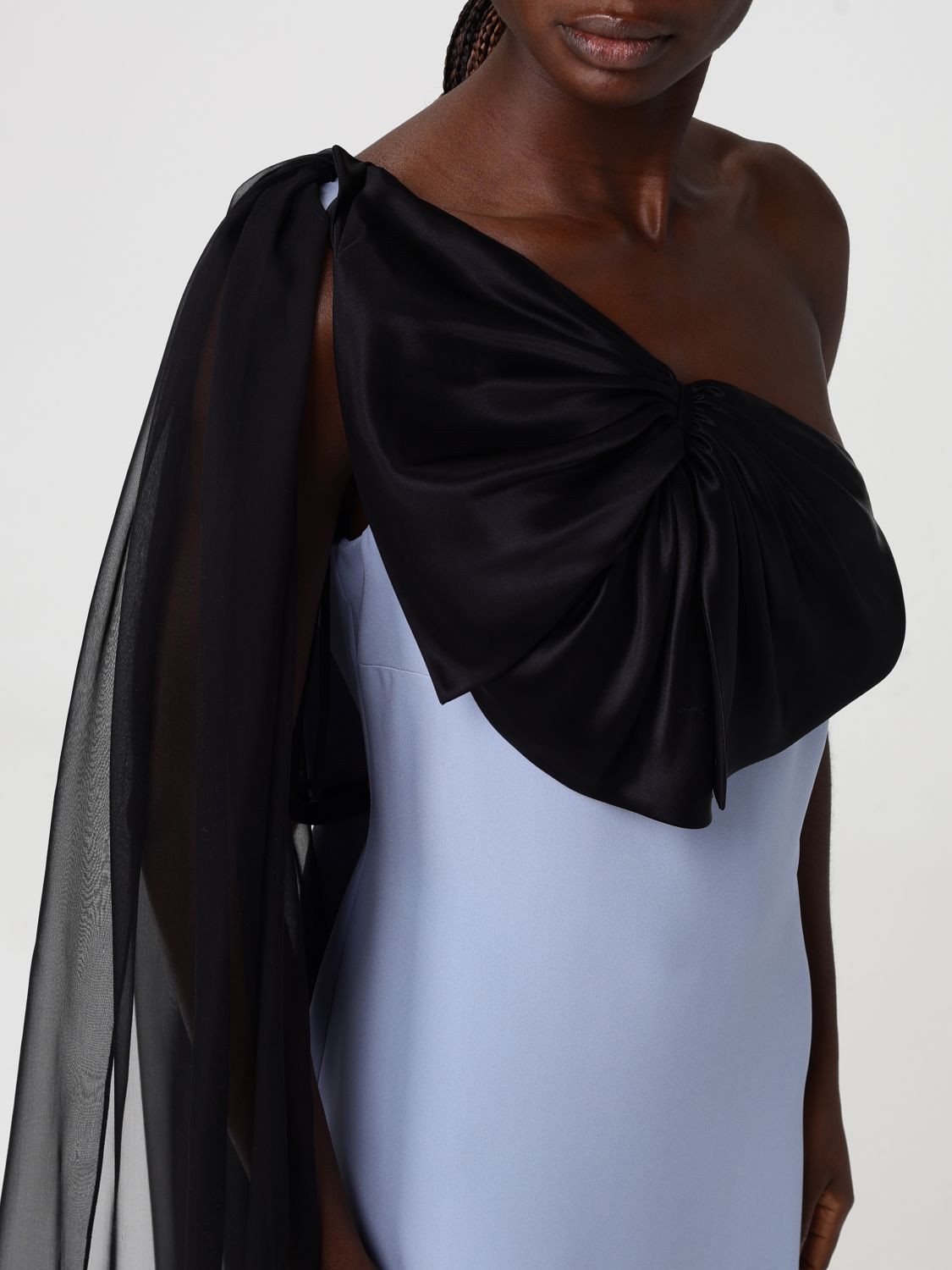Dress Woman color Gnawed Blue