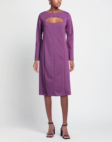 Woman Midi dress Mauve Size 8 Rayon, Nylon, Elastane