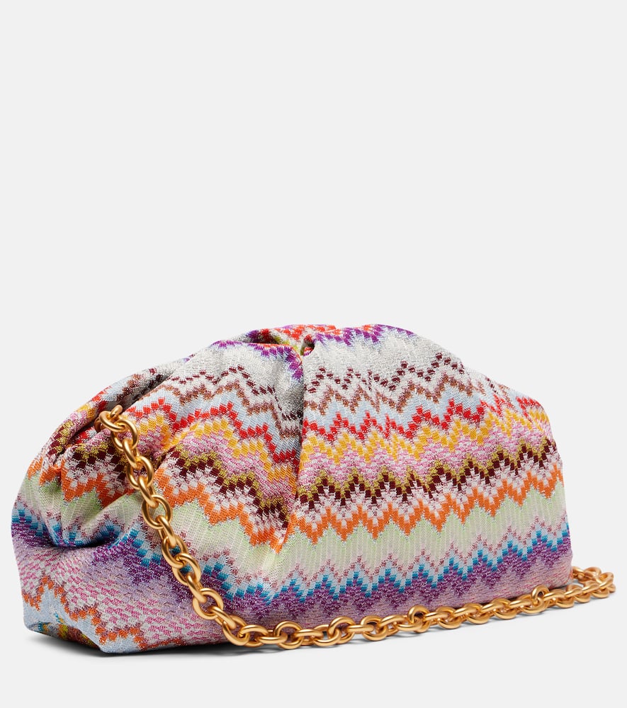 Zigzag Large jacquard clutch