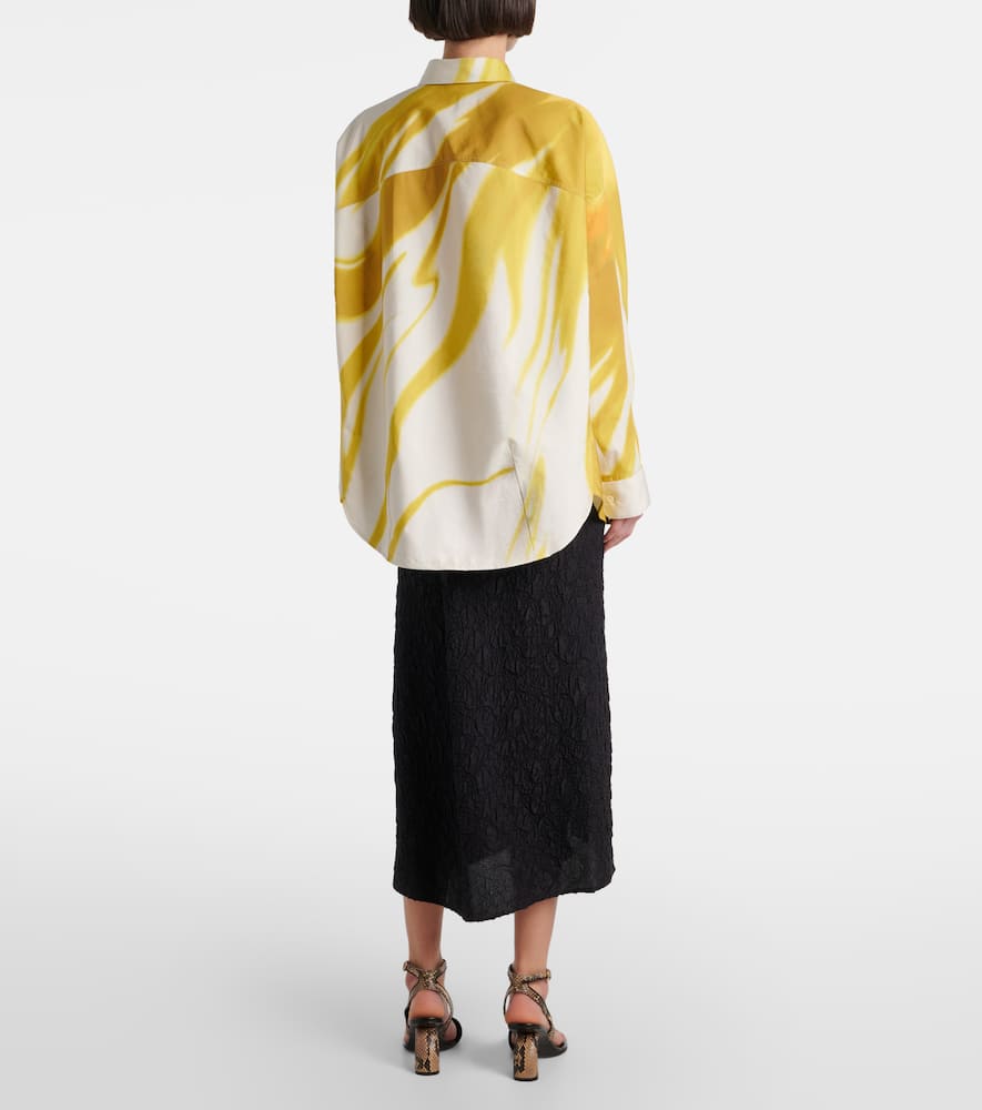 Printed cotton shirt