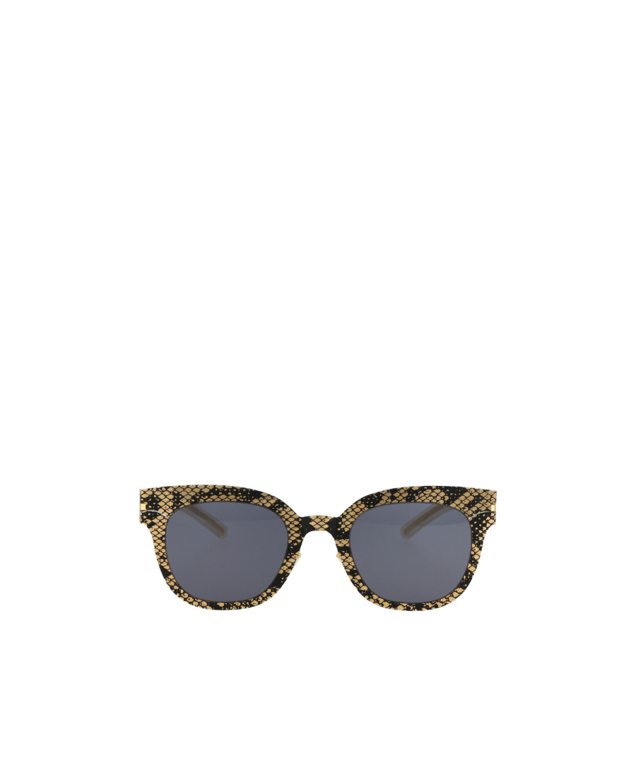 Python-print wayfarer-frame sunglasses