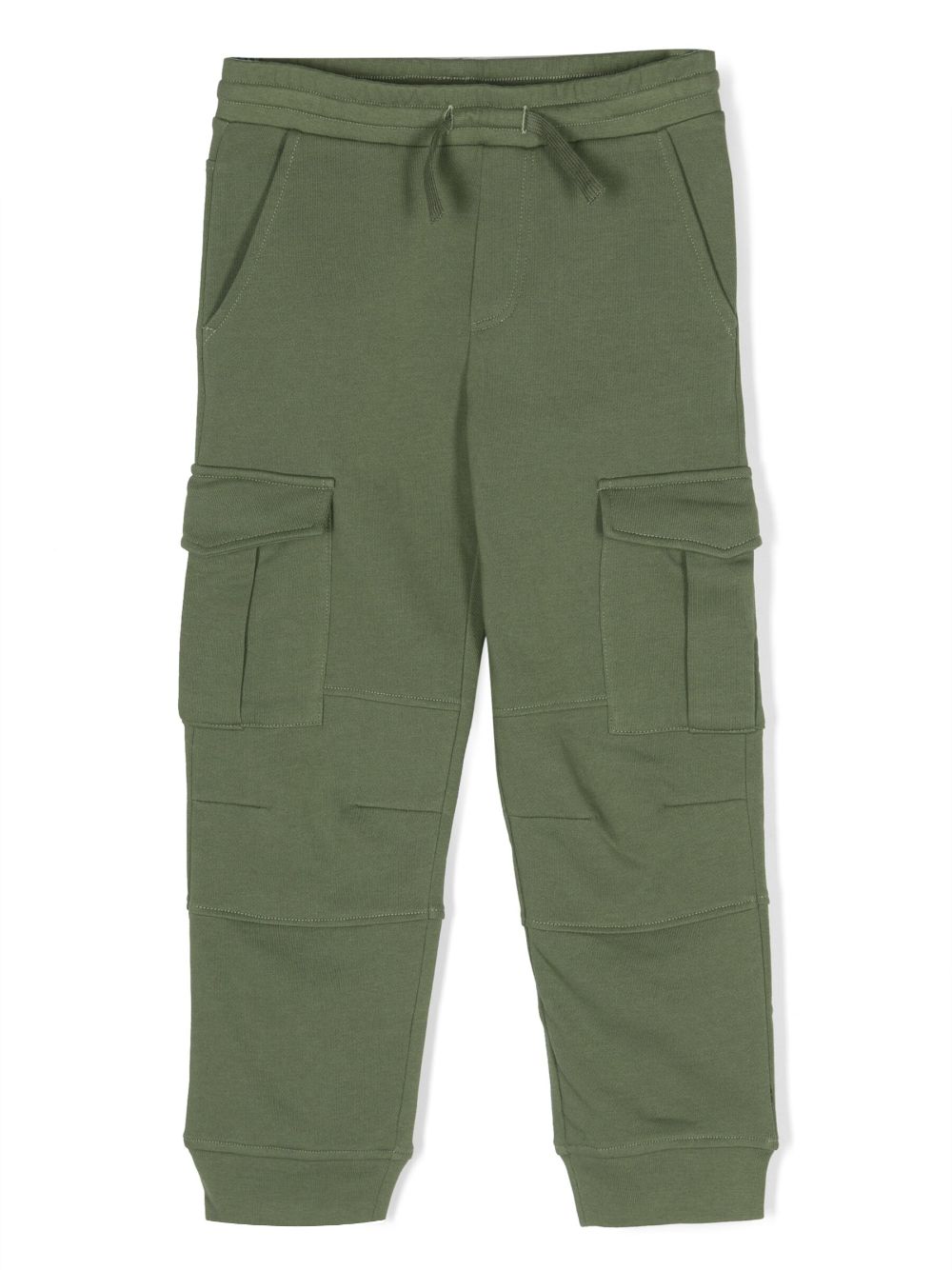 Cargo cotton track pants - Green