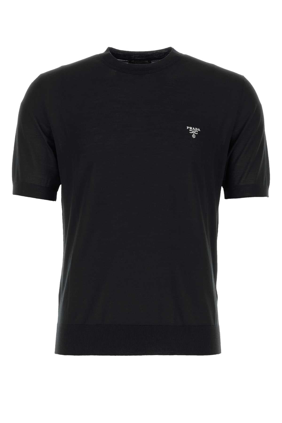 Wool T-Shirt — Black