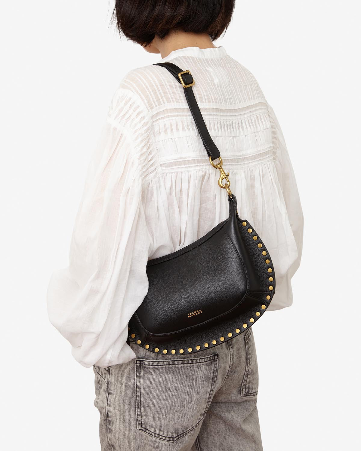 Oskan Moon Shoulder Bag - Women - Black -