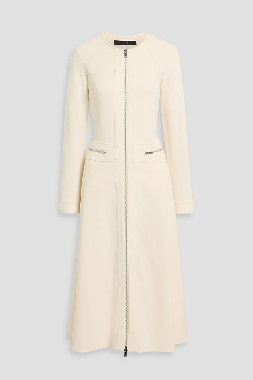 Joanne crepe midi dress - White - US 0