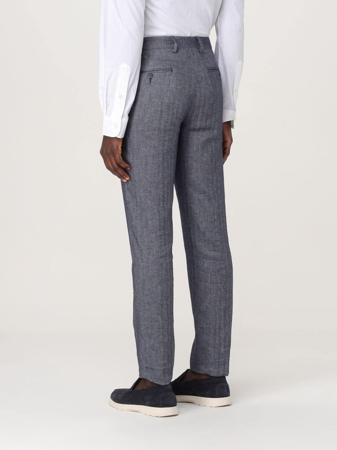 Pants Men color Blue
