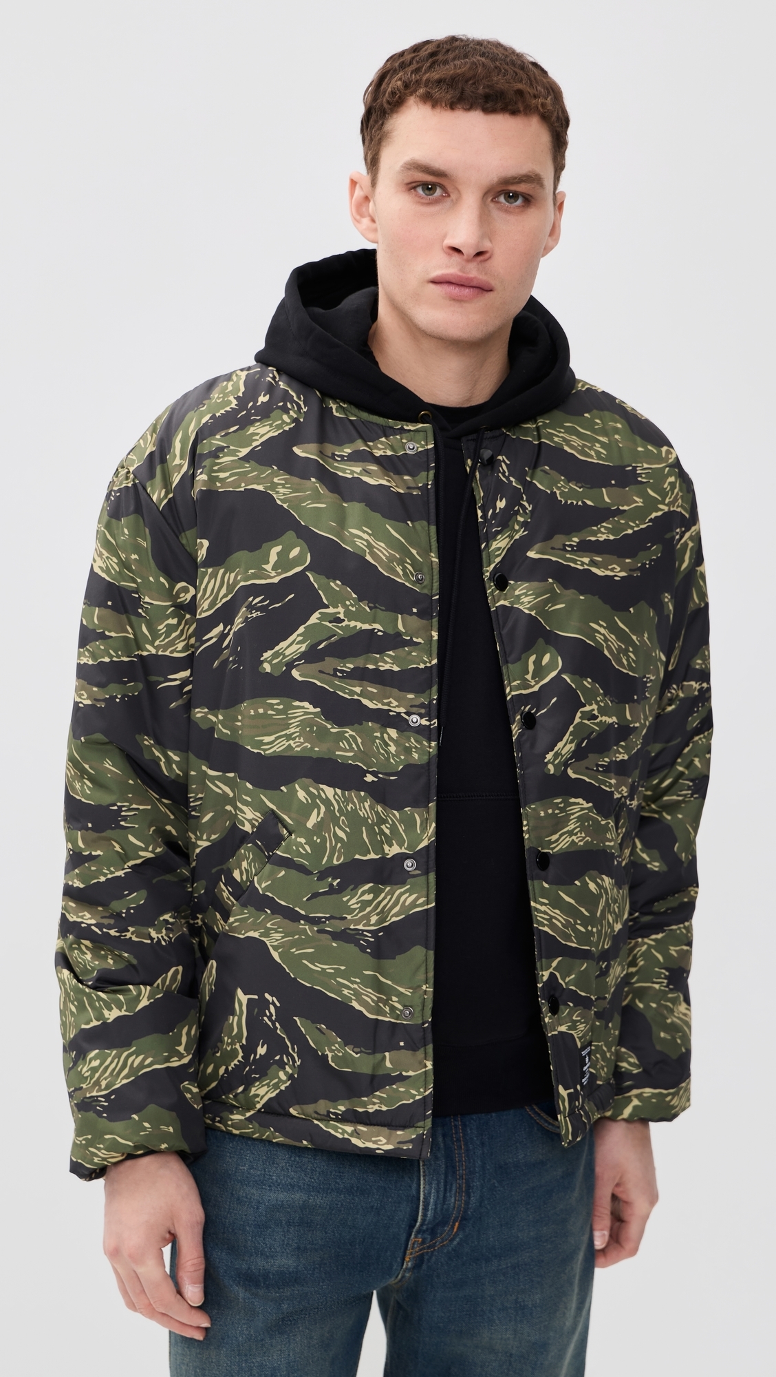 Reed Relaxed Liner Jacket Tiger Camo