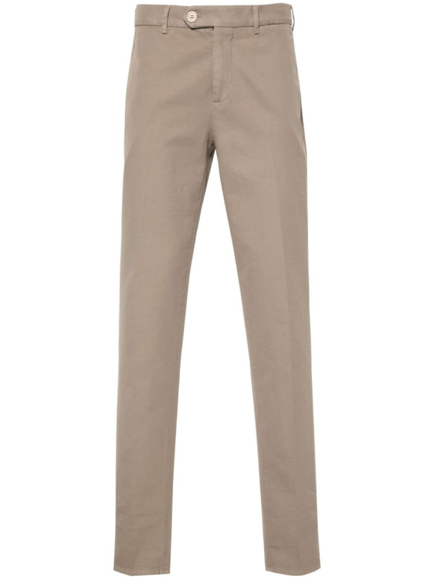 Slim-fit trousers - Brown