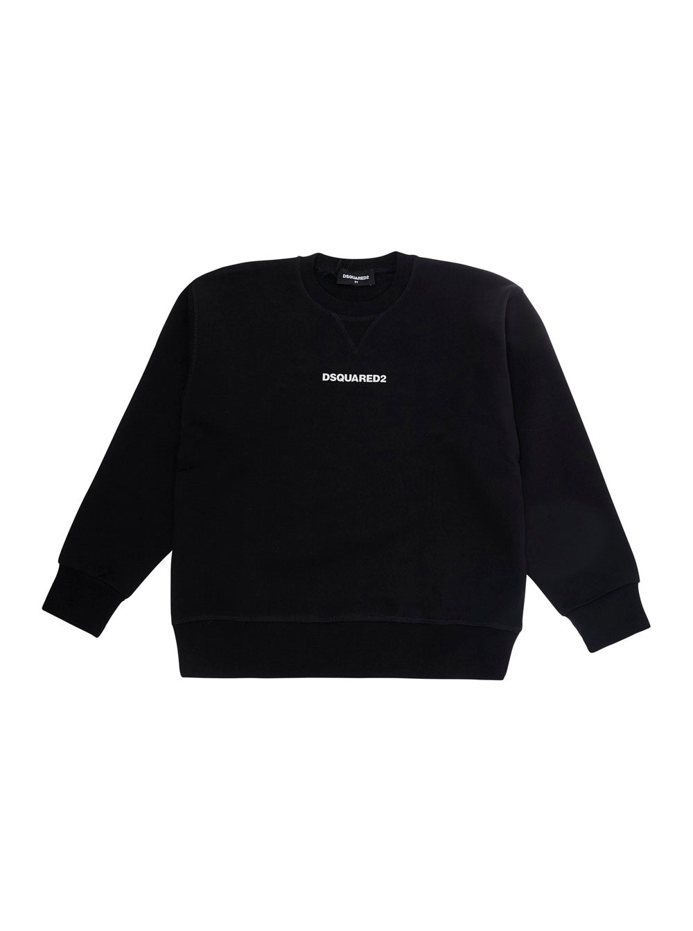 Logo-Embroidered Cotton Sweatshirt — Black