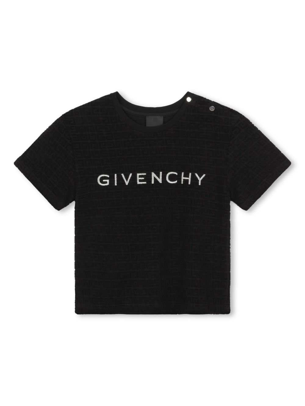 4G monogram-jacquard T-shirt - Black