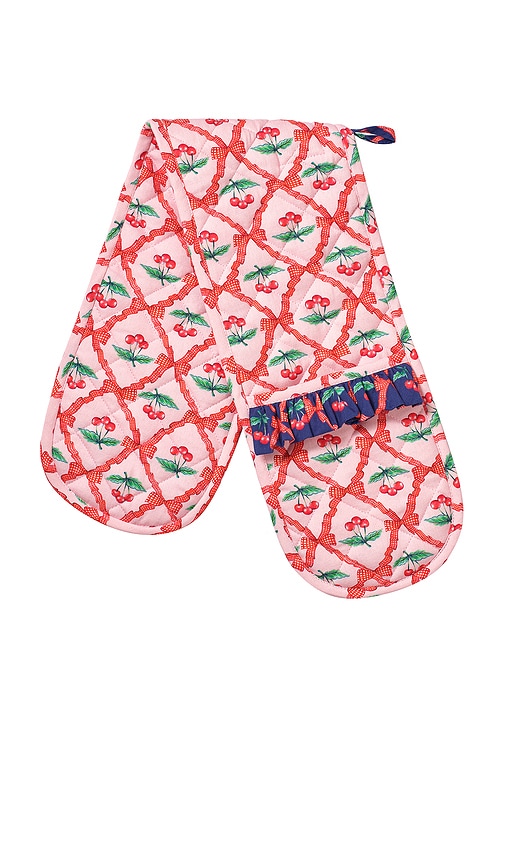 Damson Madder OFENHANDSCHUH DOUBLE OVEN MITT in Pink