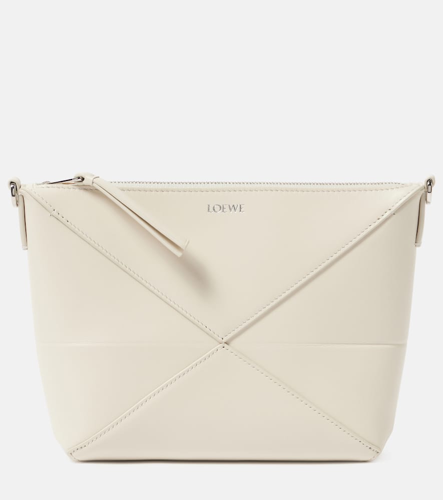 Puzzle Fold leather shoulder bag