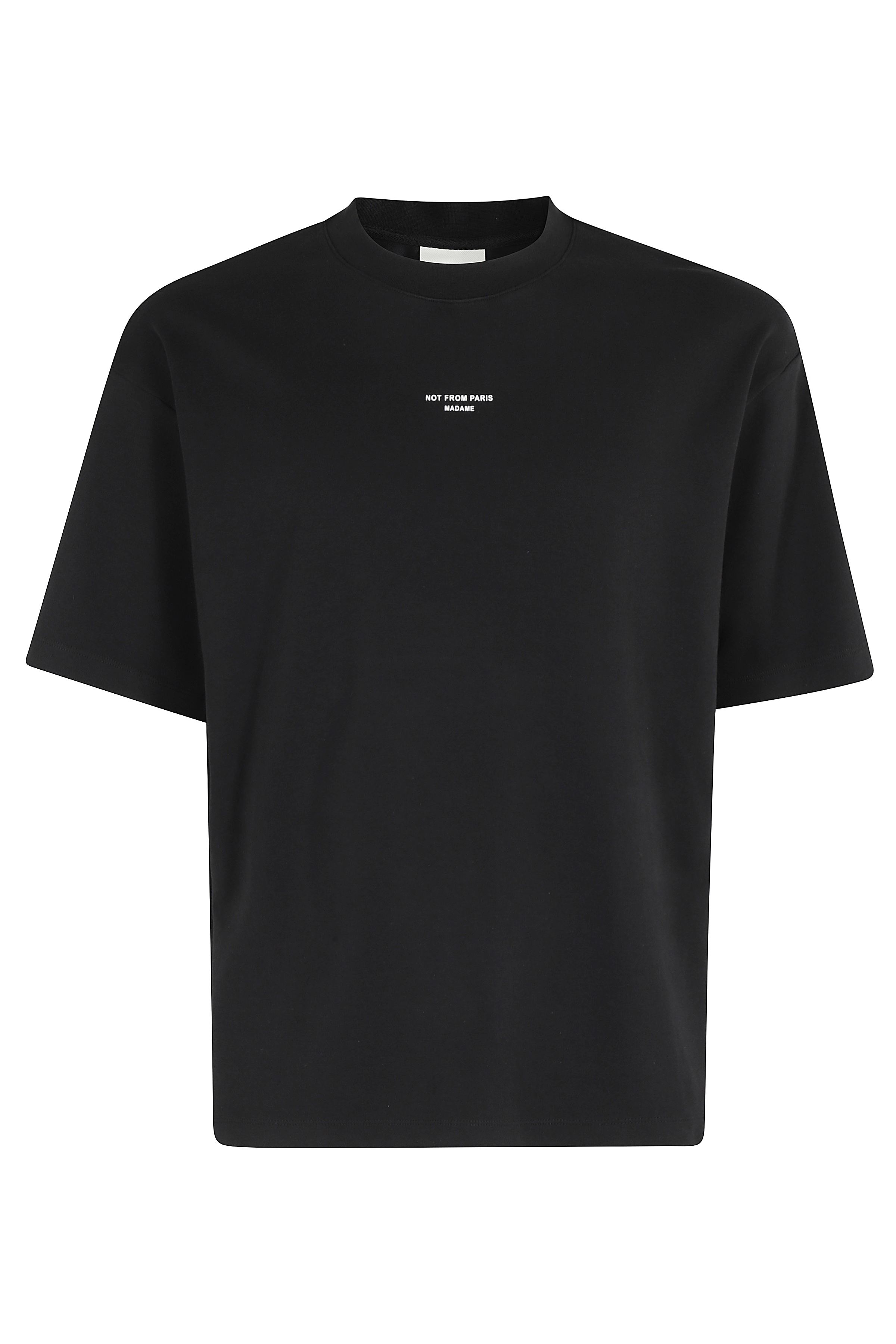 Le Tshirt Black Cotton T-shirt - Men