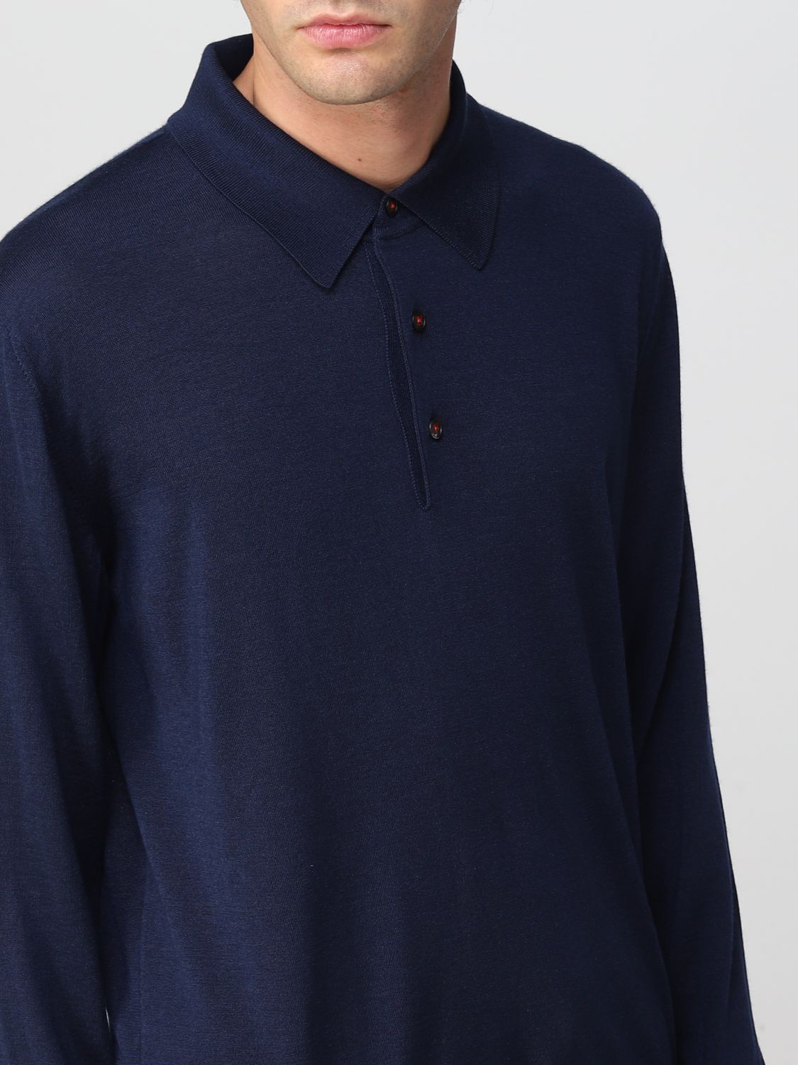Polo Shirt Men color Blue