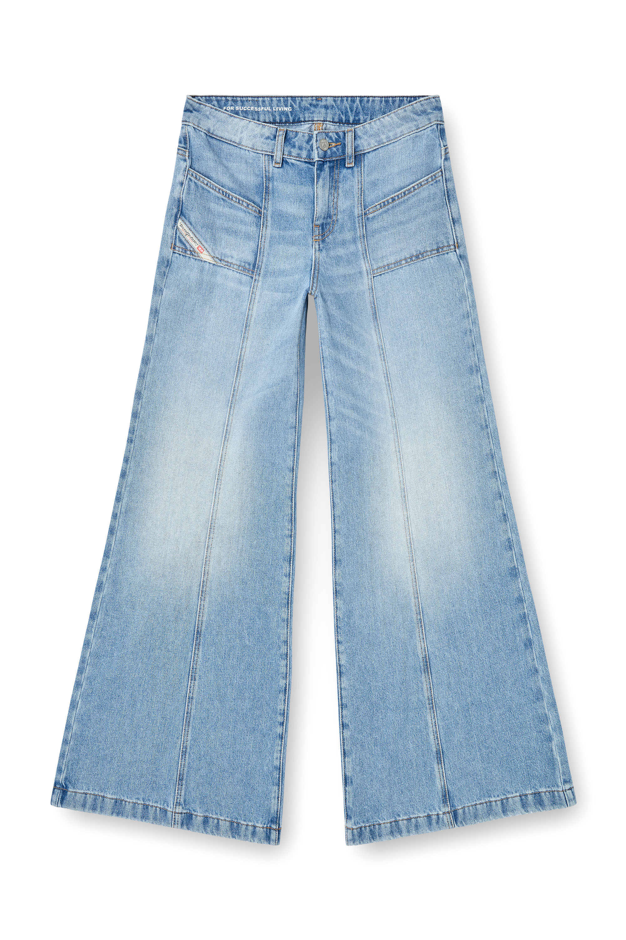 Flare Jeans - D-Akii - Jeans - Woman - Blue