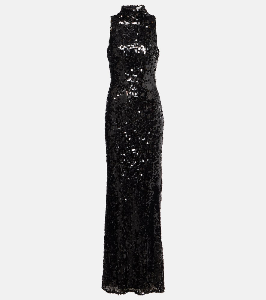 Cristalla embellished gown