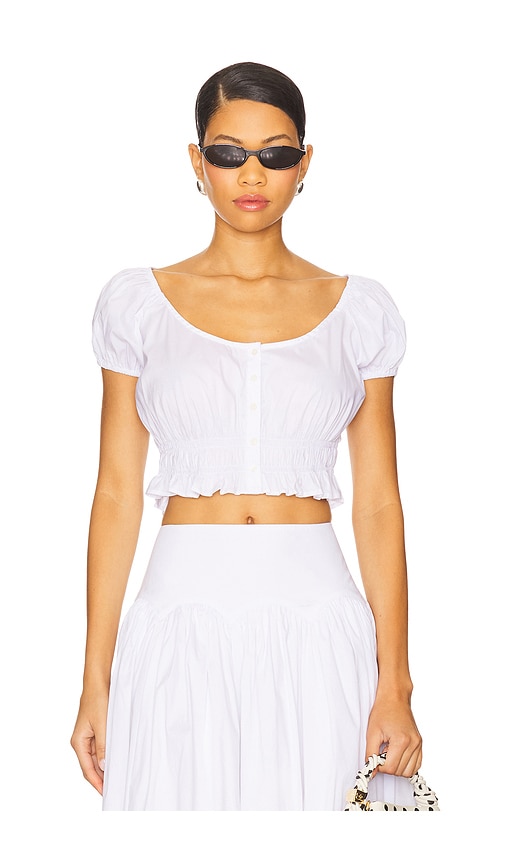 LPA Brigette Top in White. -  XS also in L, M, S