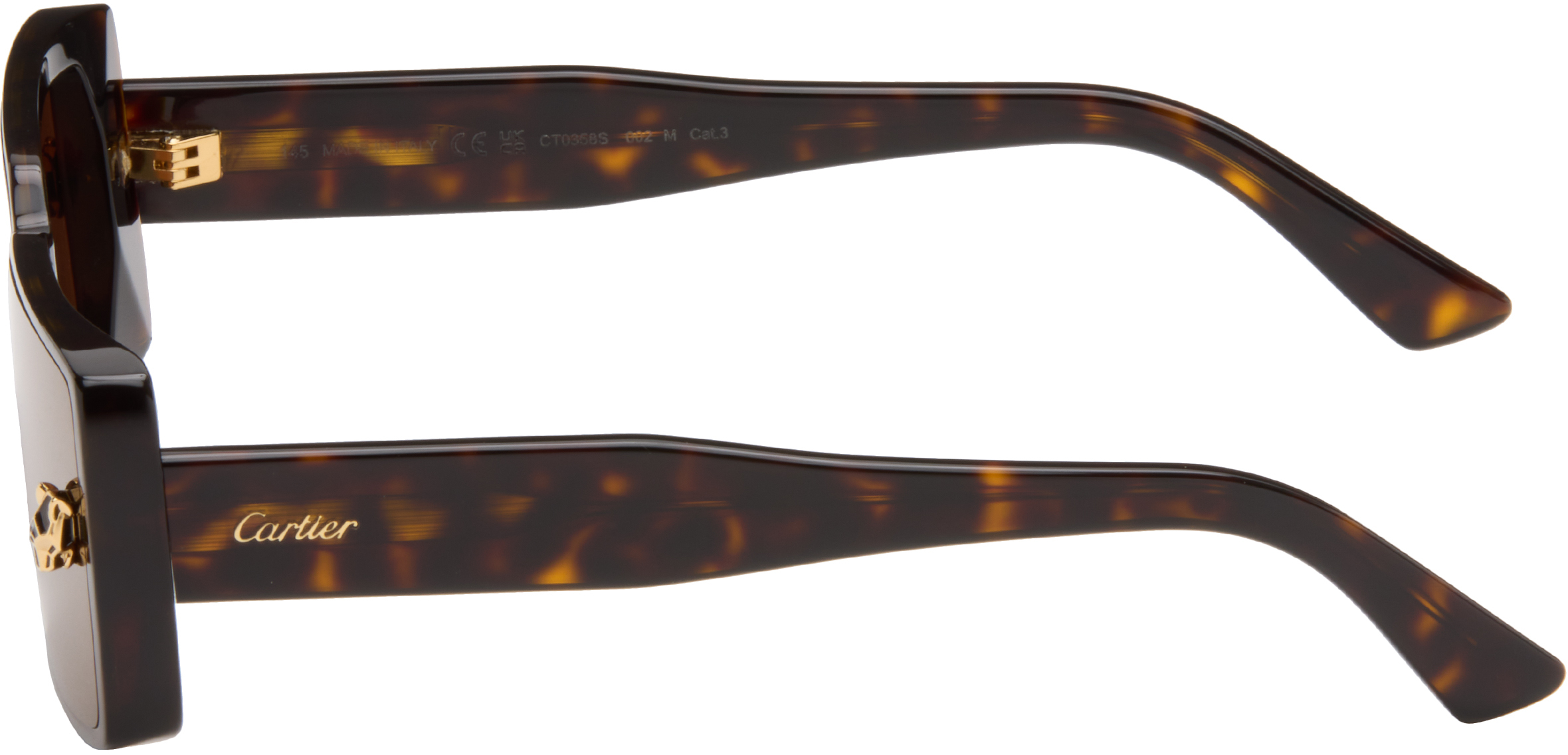 Brown 'Panthère de ' Sunglasses