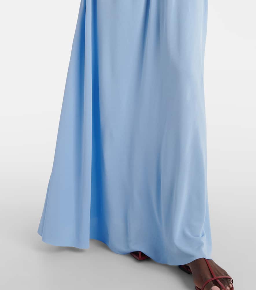 Frankie caped jersey maxi dress