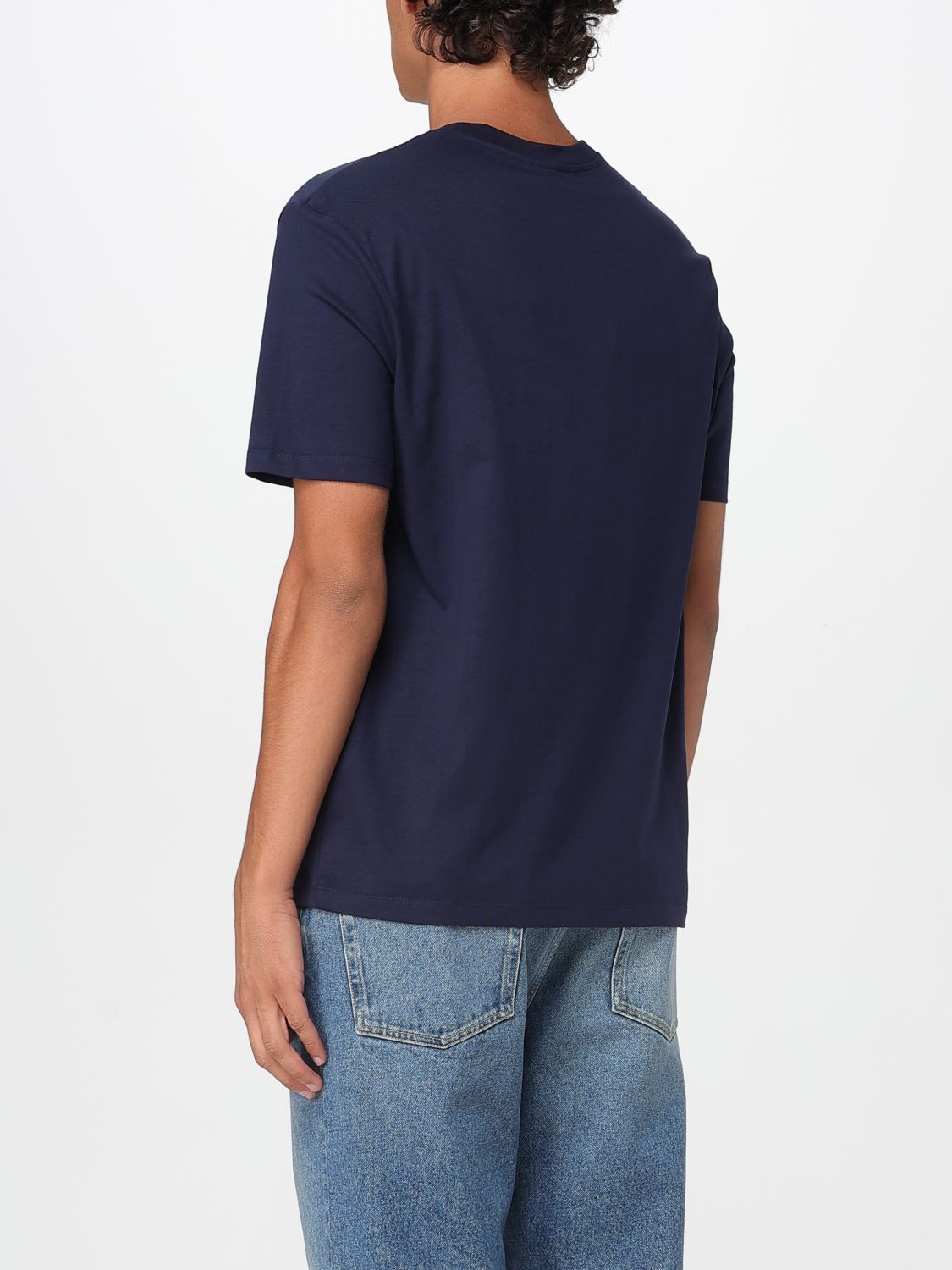 Balmain logo-print T-shirt - Blue
