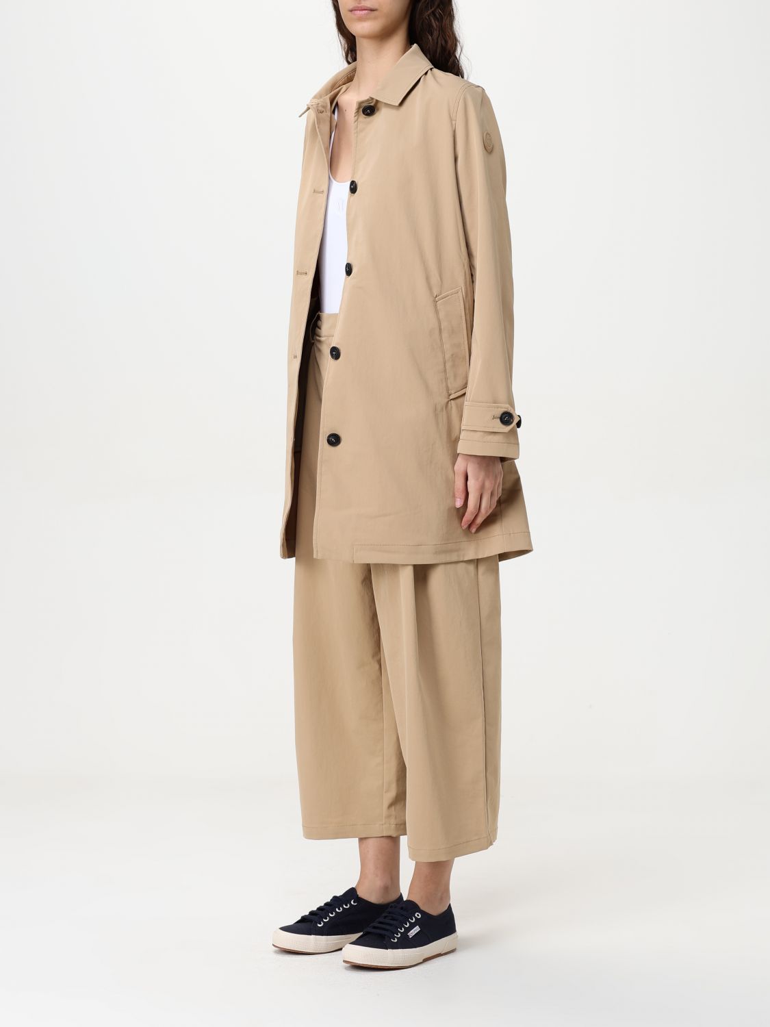 Trench Coat SAVE THE DUCK Woman color Beige