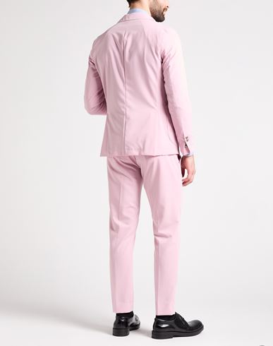 Man Suit Pink Size 38 Polyester, Viscose, Elastane