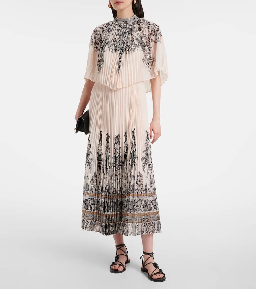 Dawning Sunray printed midi dress