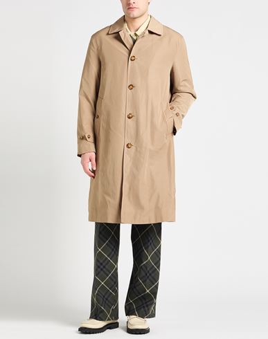 Man Overcoat & Trench Coat Camel Size 40 Polyester