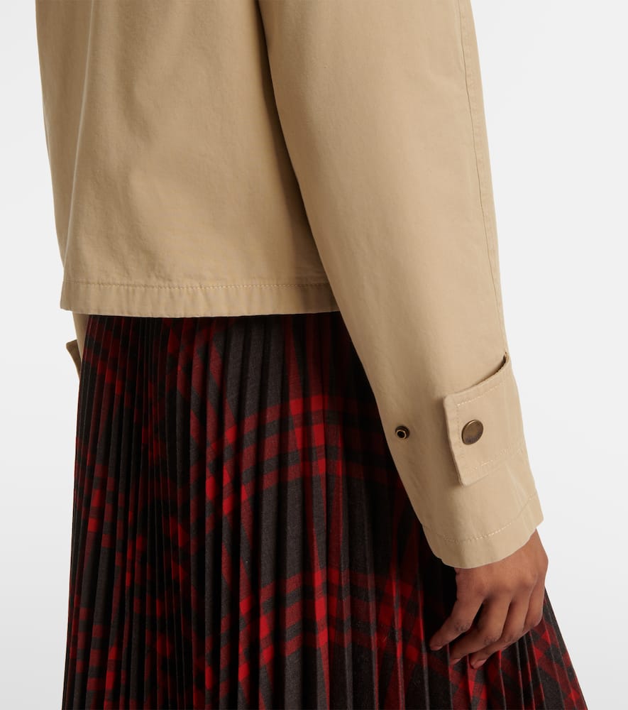 Cotton gabardine jacket