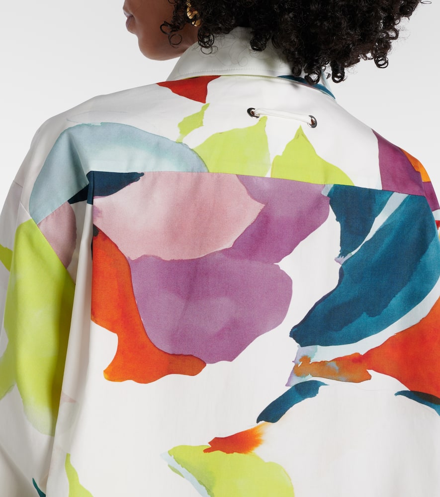 Verace printed cotton top