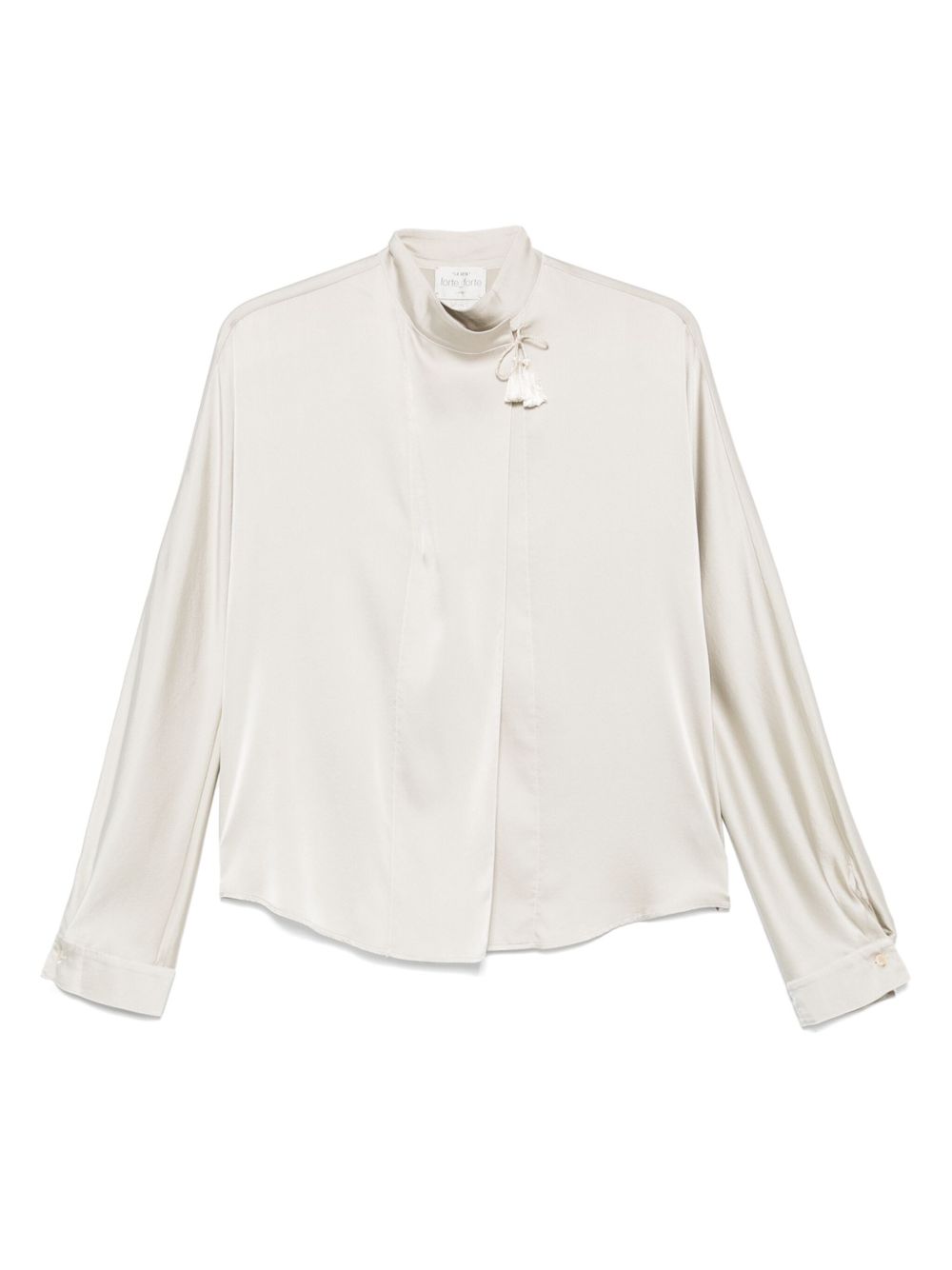 Silk blouse - Grey