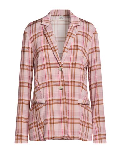 Woman Blazer Pink Size M Viscose, Elastane