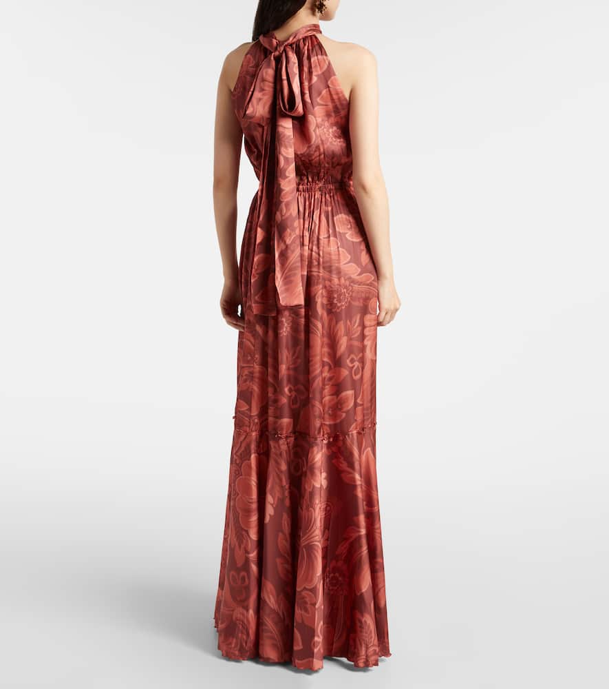 Printed maxi dress