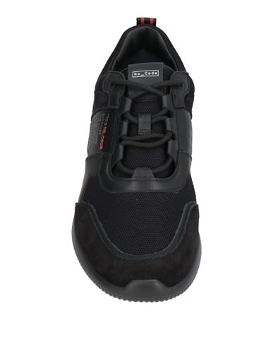Tod's No_code Man Sneakers Black Size 10 Leather, Textile fibers