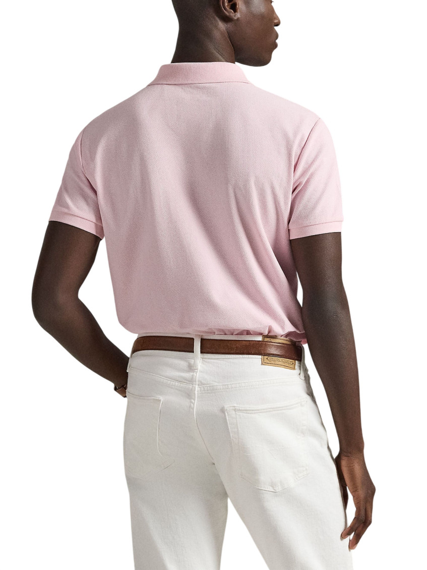 Pink Shirt Collar Polo