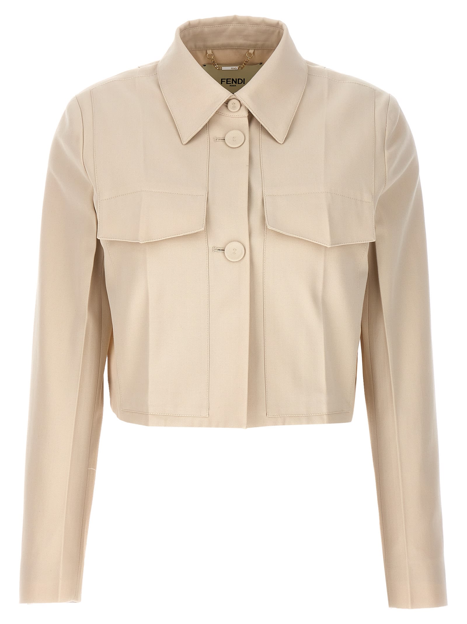 Blouson Wool Cotton Trench
