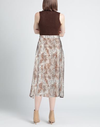 Princess Woman Midi skirt Khaki Size 0 Viscose