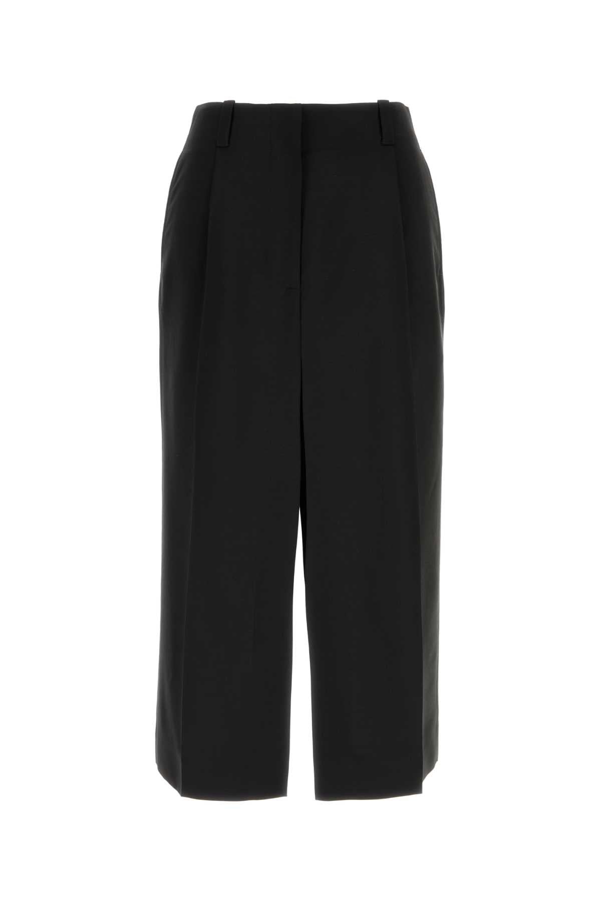 Wool Mohair Skirt — Black