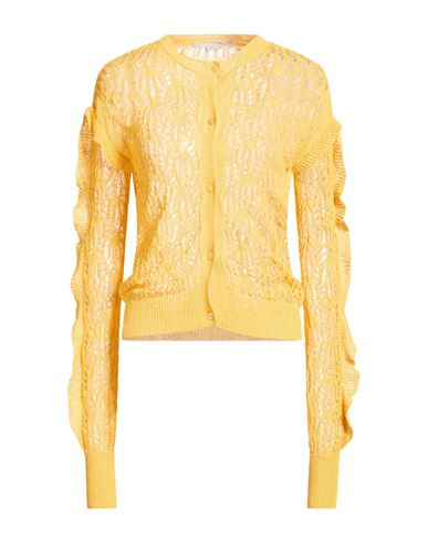 Woman Cardigan Mandarin Size 0 Cotton, Polyamide