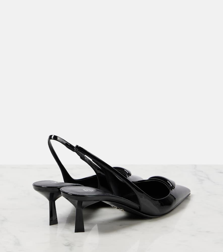Prada Leather slingback pumps