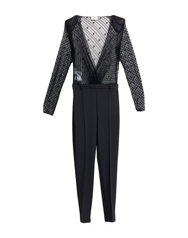 Woman Jumpsuit Black Size 10 Polyamide, Elastane, Polyester