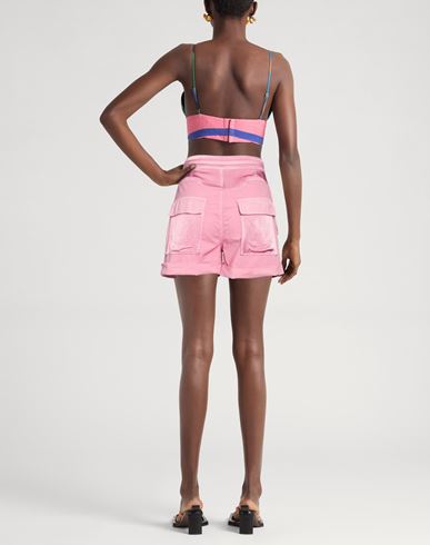 Woman Shorts & Bermuda Shorts Pink Size 2 Cotton, Elastane