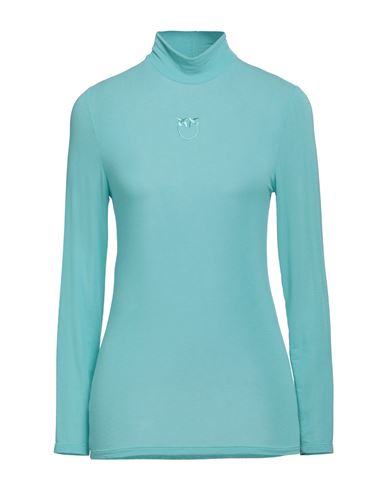 Woman Turtleneck Turquoise
