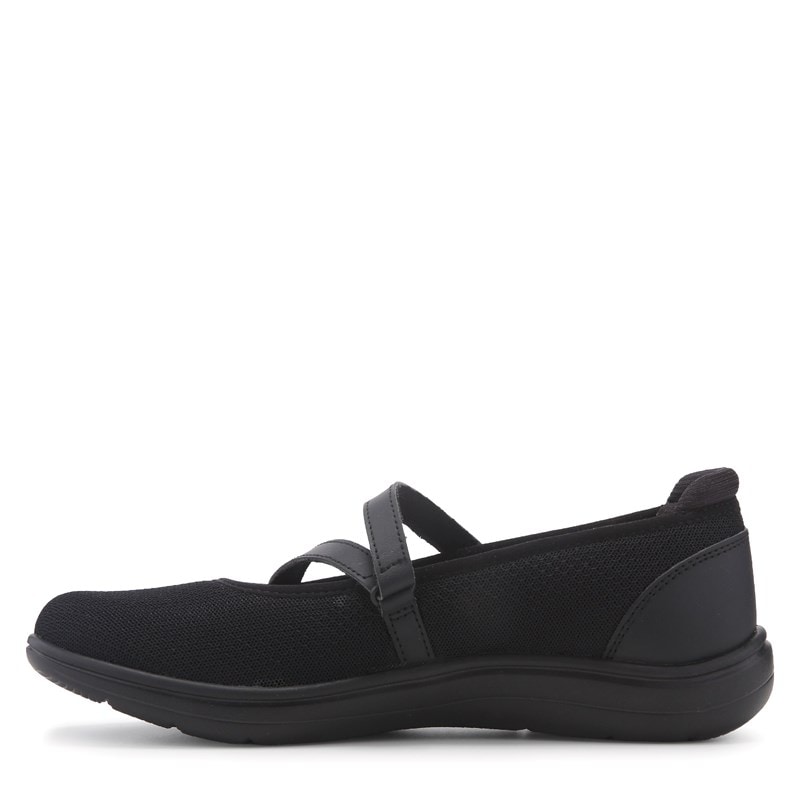 Women's On-The-Go Flex Radiant Mary Jane Flat Shoes (Black)