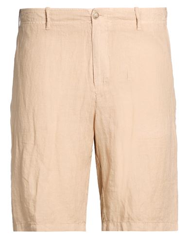 Man Shorts & Bermuda Shorts Sand Size 44 Linen