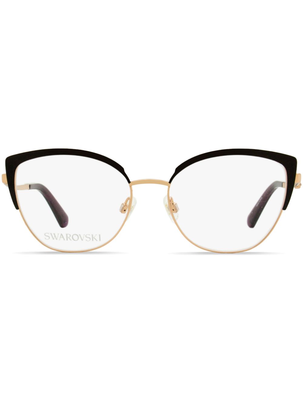 5402 butterfly-frame glasses - Black