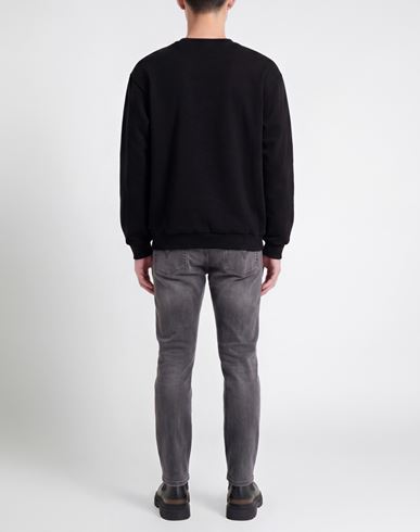 Man Sweatshirt Black Size L Cotton