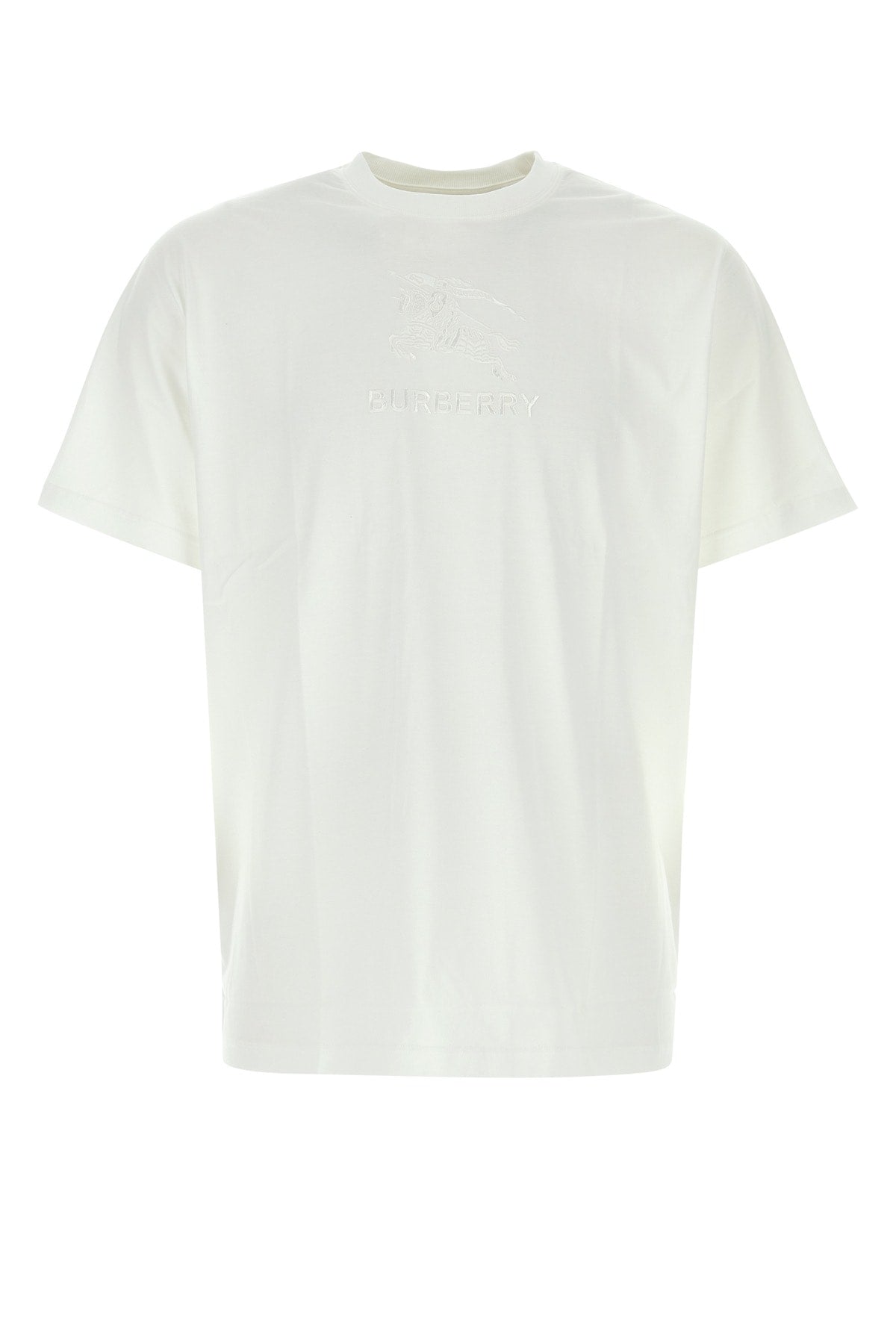 Logo-Embroidered Cotton T-Shirt — White